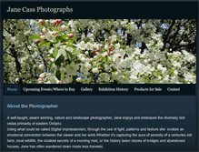 Tablet Screenshot of janecassphotographs.com